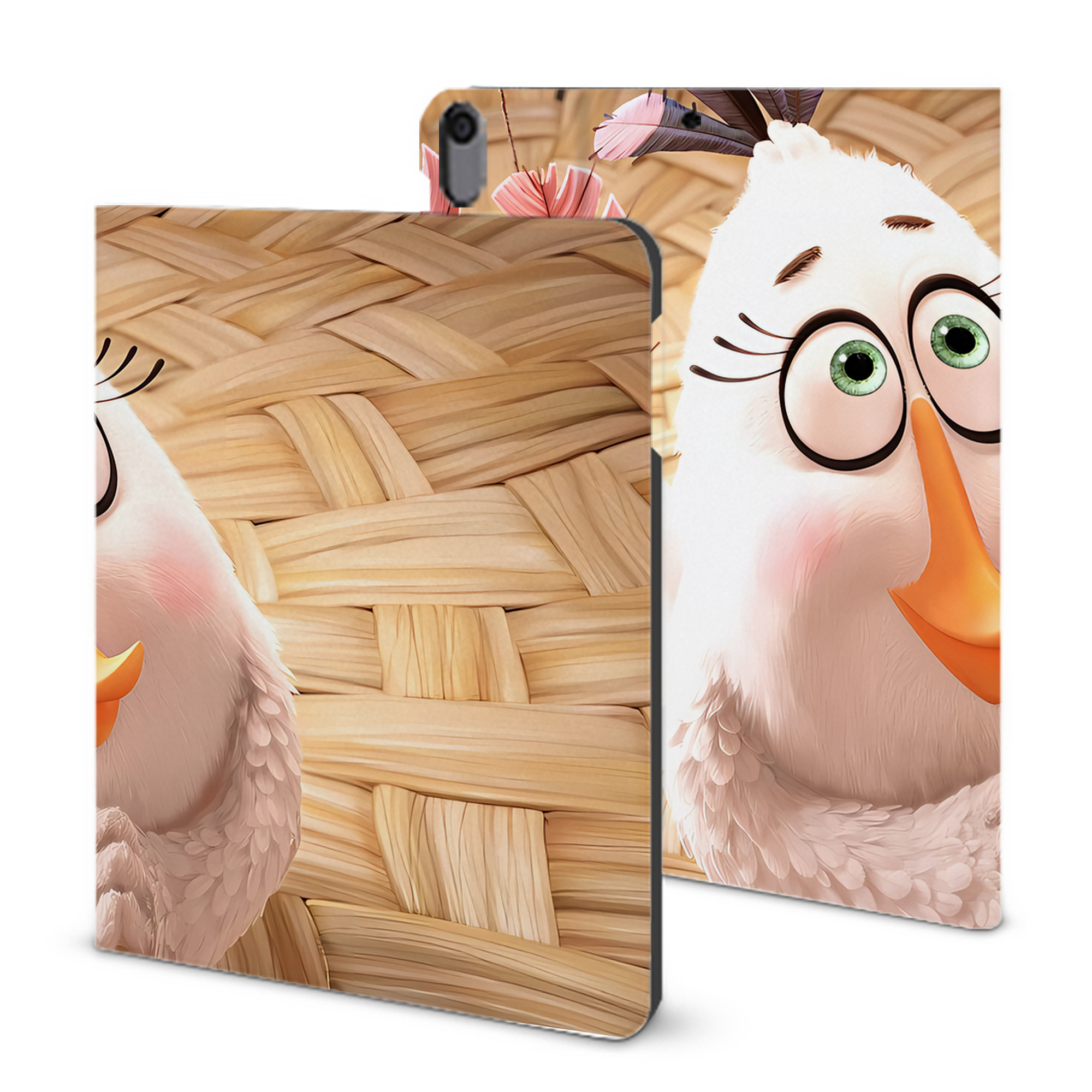 （画像用） Angry Birds アングリーバード IPad ケース ブック型 PUレザー TPU 耐衝撃 軽量 薄型 ペン収納なし 全面保護 IPad 各モデル対応